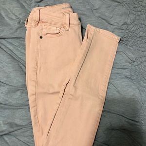 Rarely Worn!! Pink/Peach, Rockstar Skinny Jeans